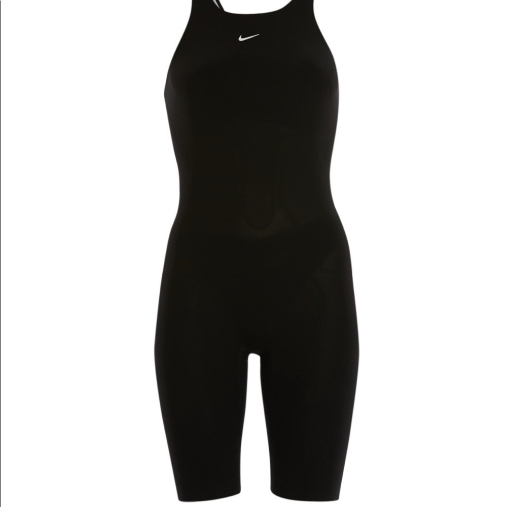 Nike Flex Lt Solid Open Back Kneeskin Tech Swim - image 1